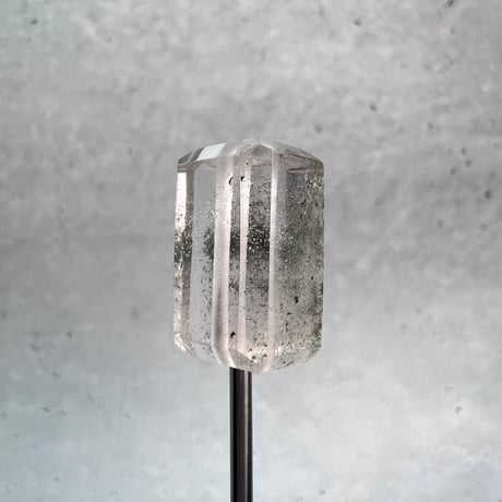 【ガネッシュヒマール産】天然ヒマラヤ水晶"手磨き加工"スクエアビーズ⑩/Ganesh Himal  Himalayan Quartz Square Beads