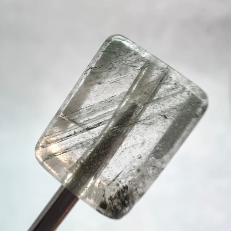 【ガネッシュヒマール産】天然ヒマラヤ水晶"手磨き加工"スクエアビーズ⑭/Ganesh Himal  Himalayan Quartz Square Beads