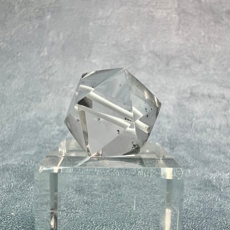 【ガネッシュヒマール産】天然ヒマラヤ水晶"手磨き加工"イコサヘドロン"ビーズ  Ganesh Himal Himalayan Quartz "Icosahedron"beads