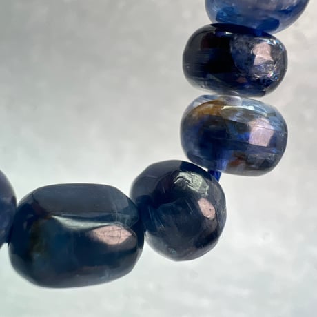 【ネパール産🇳🇵カイヤナイト】ブレスレット/Nepal Kyanite Design Bracelet