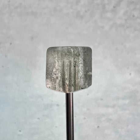 【ガネッシュヒマール産】天然ヒマラヤ水晶"手磨き加工"スクエアビーズ⑭/Ganesh Himal  Himalayan Quartz Square Beads