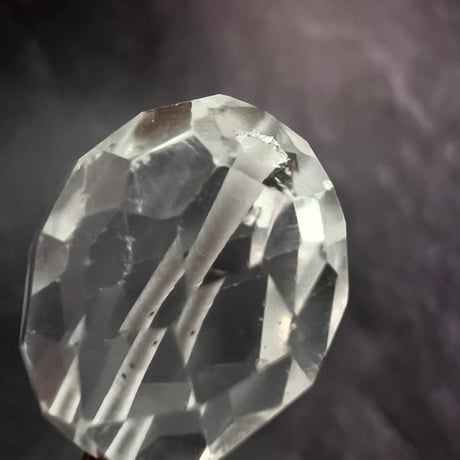 【カイラス産】天然ヒマラヤ水晶多面カットビーズ⑦/Kailash Himalayan Quartz Multi Cut Beads