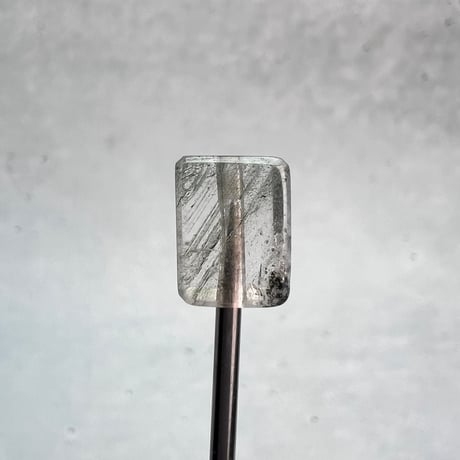 【ガネッシュヒマール産】天然ヒマラヤ水晶"手磨き加工"スクエアビーズ⑭/Ganesh Himal  Himalayan Quartz Square Beads