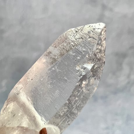 【カイラス産】天然ヒマラヤ水晶革紐付きペンダント⑧/Kailash Himalayan Quartz Pendant