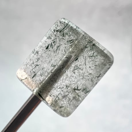 【ガネッシュヒマール産】天然ヒマラヤ水晶"手磨き加工"スクエアビーズ⑭/Ganesh Himal  Himalayan Quartz Square Beads