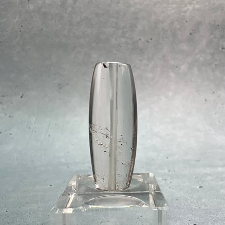 【ガウリシャンカール産】天然ヒマラヤスモーキークォーツ"手磨き加工"バレルビーズ②/Gaurishankar Himalayan Smoky Quartz Barrel Beads