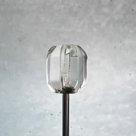 【ガネッシュヒマール産】天然ヒマラヤ水晶"手磨き加工"スクエアビーズ⑬/Ganesh Himal  Himalayan Quartz Square Beads