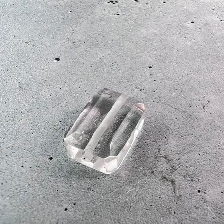 【ガネッシュヒマール産】天然ヒマラヤ水晶"手磨き加工"スクエアビーズ④/Ganesh Himal  Himalayan Quartz Square Beads