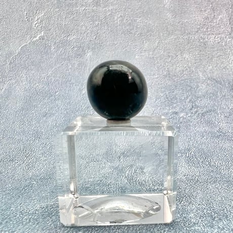 【ガネッシュヒマール産】クローライトイン天然ヒマラヤ水晶ビーズ⑤/Ganesh Himal Chlorite&Actinorite in Himalayan Quartz beads