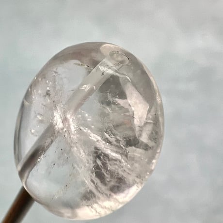【カイラス産】天然ヒマラヤ水晶タンブル型ビーズ⑤/Kailash Himalayan Quartz Tumble Beads