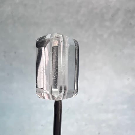 【ガネッシュヒマール産】天然ヒマラヤ水晶"手磨き加工"スクエアビーズ④/Ganesh Himal  Himalayan Quartz Square Beads