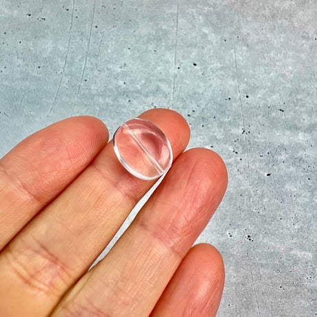 【カイラス産】天然ヒマラヤ水晶タンブル型ビーズ⑩/Kailash Himalayan Quartz Tumble Beads