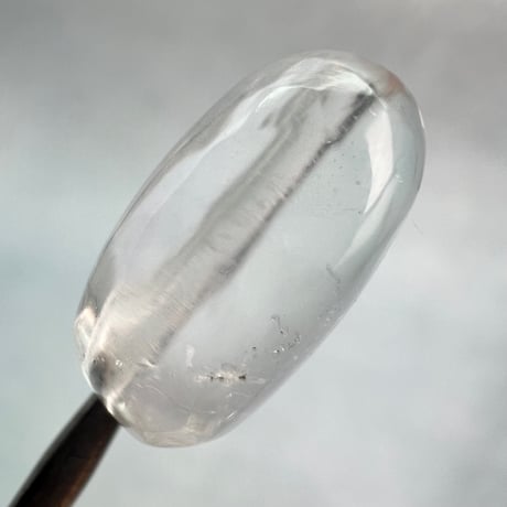 【カイラス産】天然ヒマラヤ水晶タンブル型ビーズ⑨/Kailash Himalayan Quartz Tumble Beads