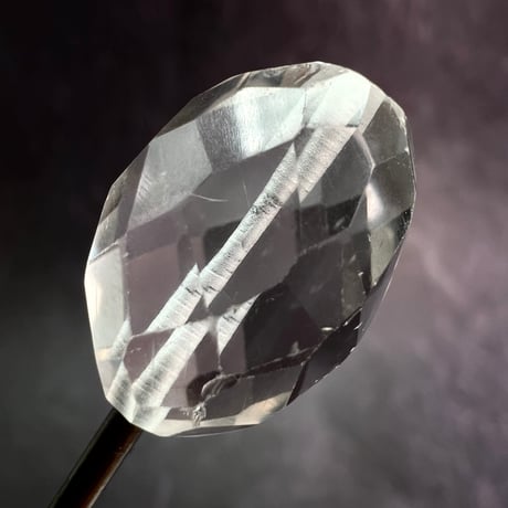 【カイラス産】天然ヒマラヤ水晶多面カットビーズ⑥/Kailash Himalayan Quartz Multi Cut Beads