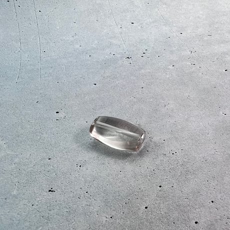 【ガウリシャンカール産】天然ヒマラヤスモーキークォーツ"手磨き加工"バレルビーズ③/Gaurishankar Himalayan Smoky Quartz Barrel Beads