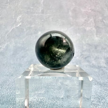 【ガネッシュヒマール産】クローライト&アクチノライトイン天然ヒマラヤ水晶ビーズ⑦/Ganesh Himal Chlorite&Actinorite in Himalayan Quartz beads