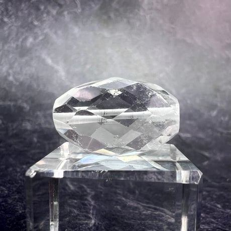 カイラス産】天然ヒマラヤ水晶多面カットビーズ②/Kailash Himalayan Quartz Multi Cut Beads