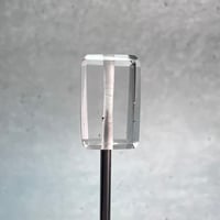 【ガネッシュヒマール産】天然ヒマラヤ水晶"手磨き加工"スクエアビーズ⑤/Ganesh Himal  Himalayan Quartz Square Beads