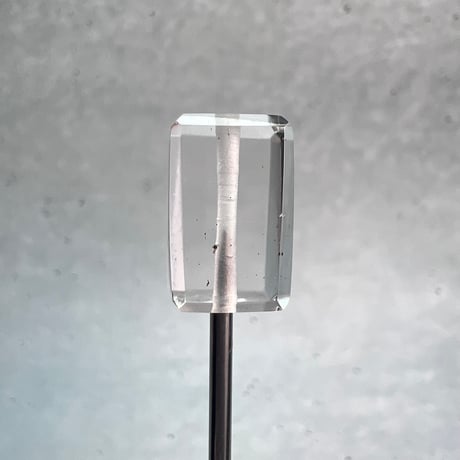 【ガネッシュヒマール産】天然ヒマラヤ水晶"手磨き加工"スクエアビーズ⑤/Ganesh Himal  Himalayan Quartz Square Beads