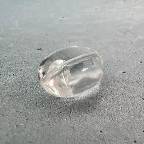 【カイラス産】天然ヒマラヤ水晶タンブル型ビーズ⑦/Kailash Himalayan Quartz Tumble Beads