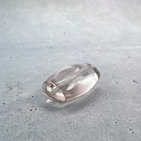 【ガウリシャンカール産】天然ヒマラヤスモーキークォーツ"手磨き加工"バレルビーズ③/Gaurishankar Himalayan Smoky Quartz Barrel Beads