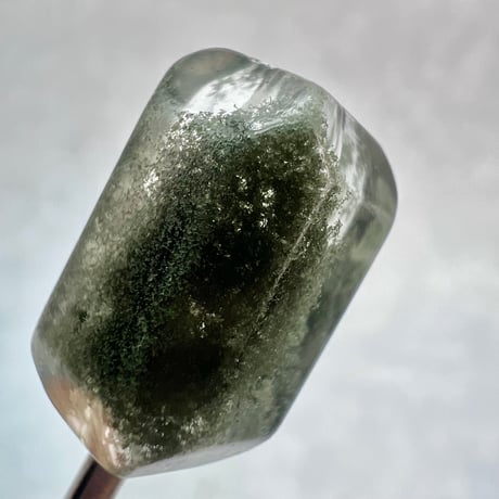 【ガネッシュヒマール産】天然ヒマラヤ水晶"手磨き加工"スクエアビーズ⑮/Ganesh Himal  Himalayan Quartz Square Beads