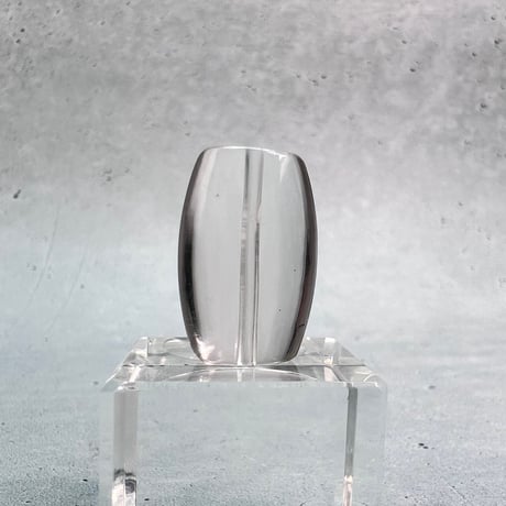 【ガウリシャンカール産】天然ヒマラヤスモーキークォーツ"手磨き加工"バレルビーズ③/Gaurishankar Himalayan Smoky Quartz Barrel Beads