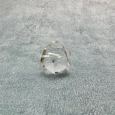 【ガネッシュヒマール産】天然ヒマラヤ水晶"手磨き加工"イコサヘドロン"ビーズ  Ganesh Himal Himalayan Quartz "Icosahedron"beads