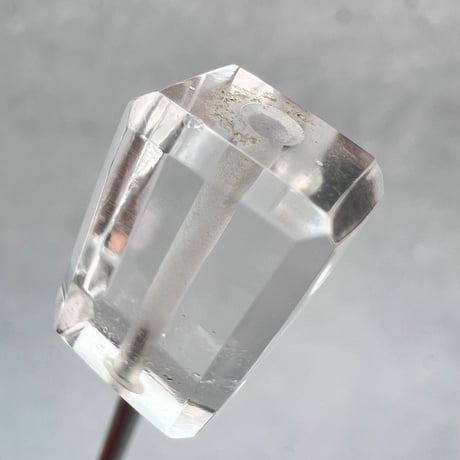 【ガネッシュヒマール産】天然ヒマラヤ水晶"手磨き加工"スクエアビーズ⑥/Ganesh Himal  Himalayan Quartz Square Beads