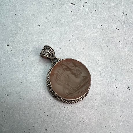 【ガウリシャンカール産】天然ヒマラヤスモーキークォーツ"ガネーシャ様"ペンダントトップ③/Gaurishankar Himalayan Smoky Quartz "Ganesha"