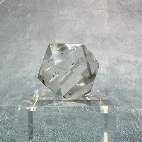 【ガネッシュヒマール産】天然ヒマラヤ水晶"手磨き加工"イコサヘドロン"ビーズ  Ganesh Himal Himalayan Quartz "Icosahedron"beads