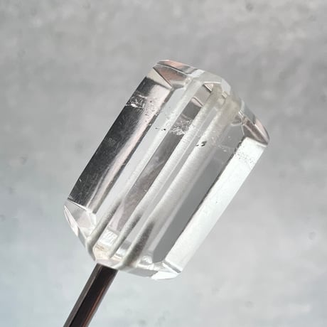 【ガネッシュヒマール産】天然ヒマラヤ水晶"手磨き加工"スクエアビーズ⑥/Ganesh Himal  Himalayan Quartz Square Beads