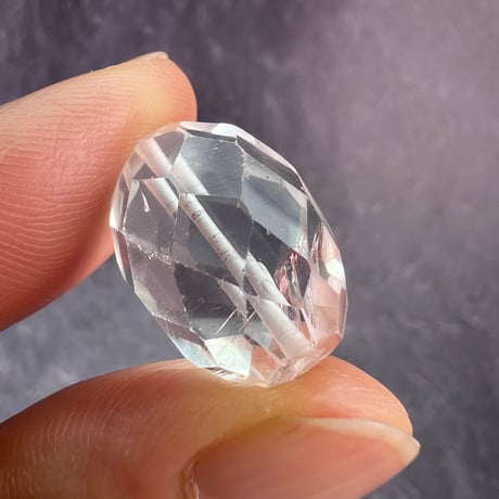 【カイラス産】天然ヒマラヤ水晶多面カットビーズ①/Kailash Himalayan Quartz Multi Cut Beads