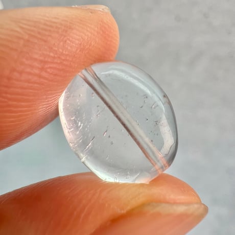 【カイラス産】天然ヒマラヤ水晶タンブル型ビーズ⑨/Kailash Himalayan Quartz Tumble Beads