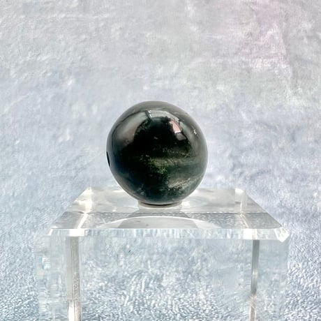 【ガネッシュヒマール産】クローライト&アクチノライトイン天然ヒマラヤ水晶ビーズ③/Ganesh Himal Chlorite&Actinorite in Himalayan Quartz beads