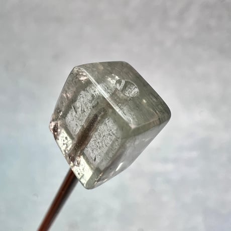 【ガネッシュヒマール産】天然ヒマラヤ水晶"手磨き加工"スクエアビーズ⑭/Ganesh Himal  Himalayan Quartz Square Beads