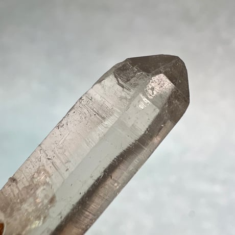 【ガウリシャンカール産】天然ヒマラヤスモーキークォーツ革紐ペンダント⑧/GauriShankar Himalayan Smoky Quartz Pendant
