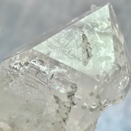 【カイラス産】天然ヒマラヤ水晶革紐付きペンダント②/Kailash Himalayan Quartz Pendant