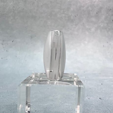 【ガウリシャンカール産】天然ヒマラヤスモーキークォーツ"手磨き加工"バレルビーズ③/Gaurishankar Himalayan Smoky Quartz Barrel Beads