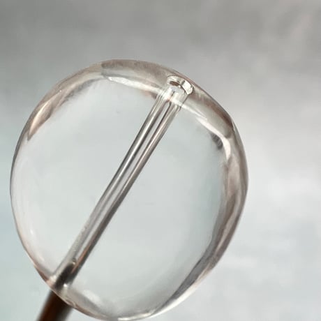 【カイラス産】天然ヒマラヤ水晶タンブル型ビーズ⑩/Kailash Himalayan Quartz Tumble Beads
