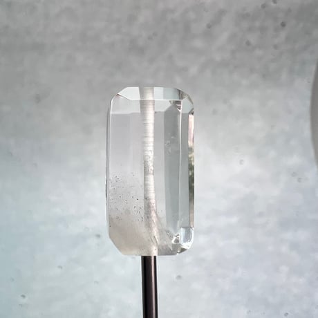 【ガネッシュヒマール産】天然ヒマラヤ水晶"手磨き加工"スクエアビーズ⑪/Ganesh Himal  Himalayan Quartz Square Beads