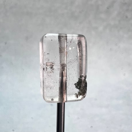 【ガネッシュヒマール産】天然ヒマラヤ水晶"手磨き加工"スクエアビーズ⑨/Ganesh Himal  Himalayan Quartz Square Beads