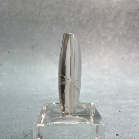 【ガウリシャンカール産】天然ヒマラヤスモーキークォーツ"手磨き加工"バレルビーズ②/Gaurishankar Himalayan Smoky Quartz Barrel Beads