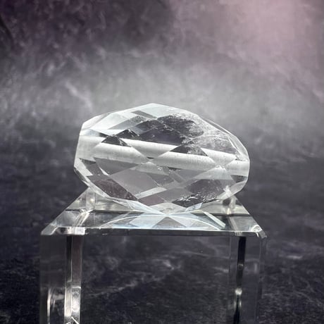 【カイラス産】天然ヒマラヤ水晶多面カットビーズ④/Kailash Himalayan Quartz Multi Cut Beads