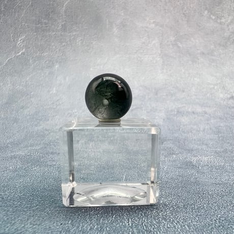 【ガネッシュヒマール産】クローライト&アクチノライトイン天然ヒマラヤ水晶ビーズ④/Ganesh Himal Chlorite&Actinorite in Himalayan Quartz beads