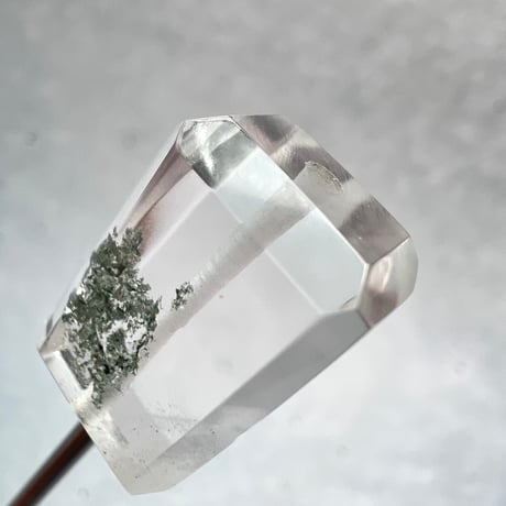 【ガネッシュヒマール産】天然ヒマラヤ水晶"手磨き加工"スクエアビーズ⑪/Ganesh Himal  Himalayan Quartz Square Beads