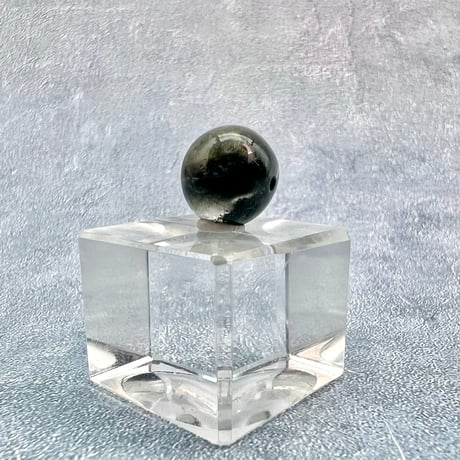 【ガネッシュヒマール産】クローライト&アクチノライトイン天然ヒマラヤ水晶ビーズ③/Ganesh Himal Chlorite&Actinorite in Himalayan Quartz beads