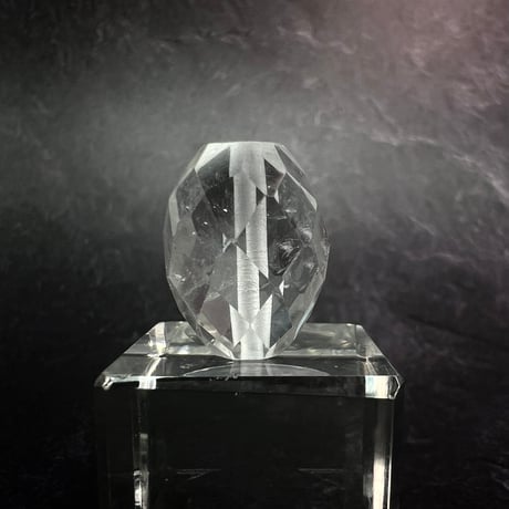 【カイラス産】天然ヒマラヤ水晶多面カットビーズ⑤/Kailash Himalayan Quartz Multi Cut Beads
