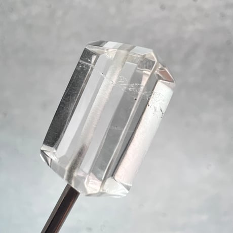 【ガネッシュヒマール産】天然ヒマラヤ水晶"手磨き加工"スクエアビーズ⑥/Ganesh Himal  Himalayan Quartz Square Beads