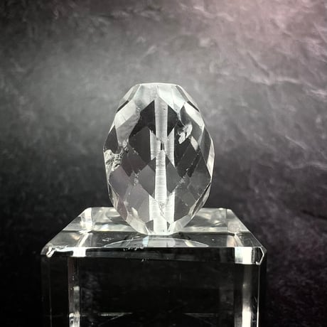 【カイラス産】天然ヒマラヤ水晶多面カットビーズ④/Kailash Himalayan Quartz Multi Cut Beads
